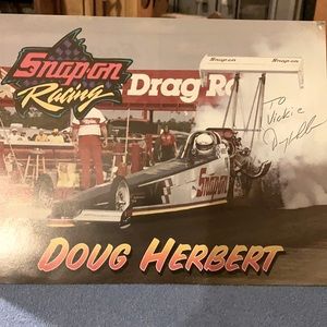 Snap-On Racing Doug Herbert autographed photo